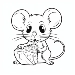 maus-mit-kaese-ausmalvorlage