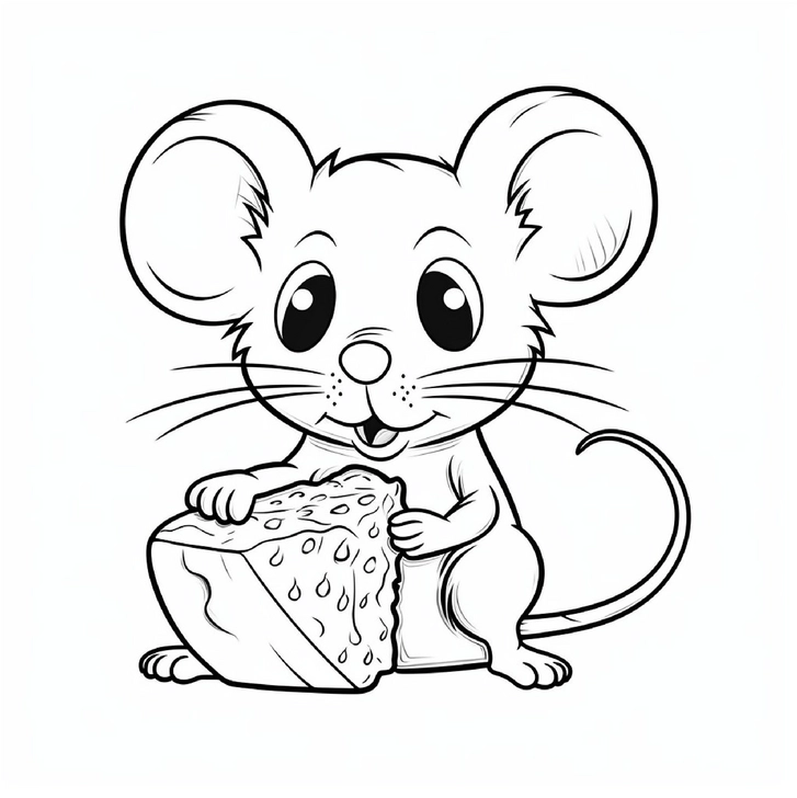 maus-mit-kaese-ausmalvorlage