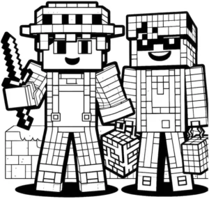 minecraft-abenteuer-malvorlage