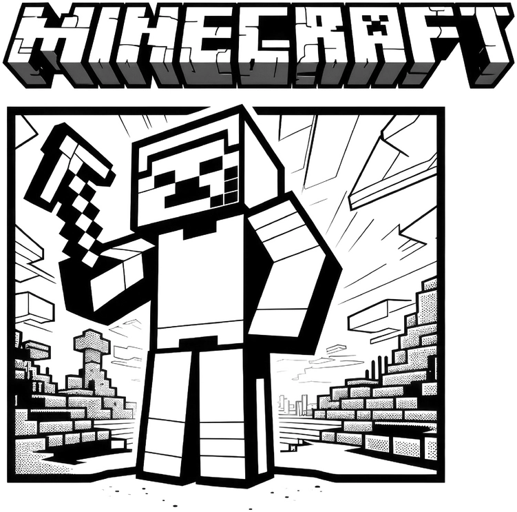 minecraft-abenteurer-spitzhacke-malen