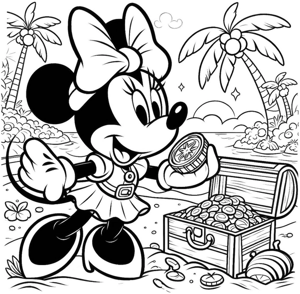 minnie-maus-schatztruhe-am-strand