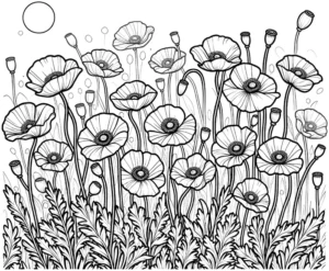 mohnblumen-ausmalvorlage-fuer-kreative-stunden