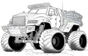 monstertruck-ausmalvorlage