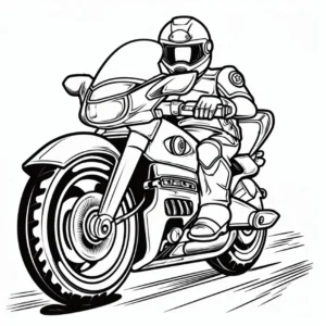 motorradfahrer-auf-rasanten-fahrten