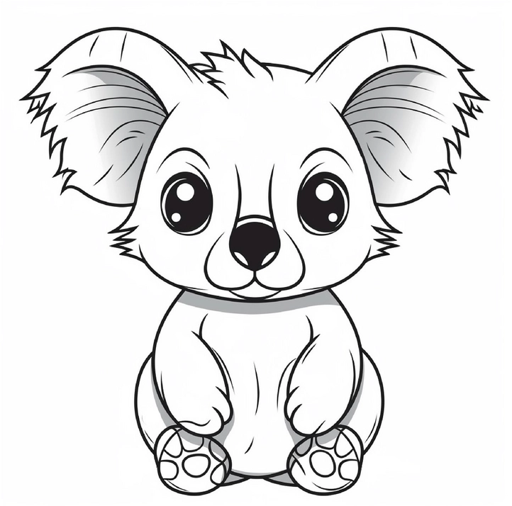 niedliche-koala-baer-malen-vorlage