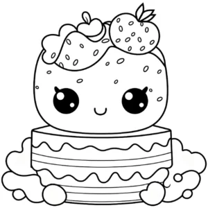 niedlicher-kuchen-ausmalvorlage