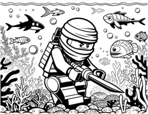 ninja-unter-wasser-mit-fischen-und-korallenriff