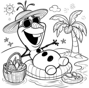olaf-am-strand-ausmalvorlage