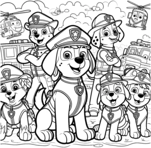 paw-patrol-polizei-hunde-ausmalvorlage