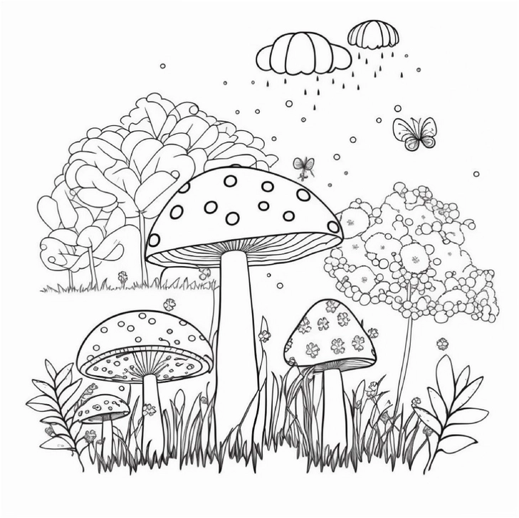 pilze-und-insekten-im-regen-malen