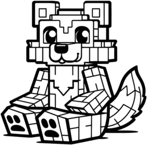 pixel-hund-ausmalvorlage