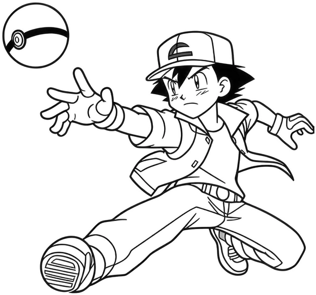 pokemon-trainer-mit-pokeball-malen