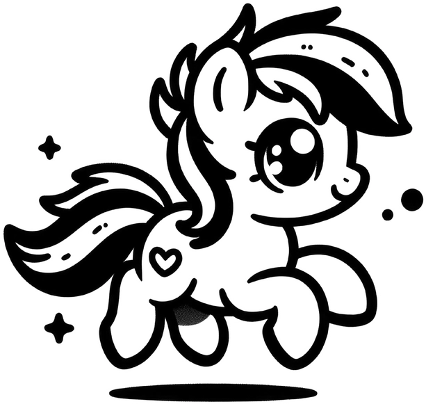 ponys-mit-herz-und-grossen-augen