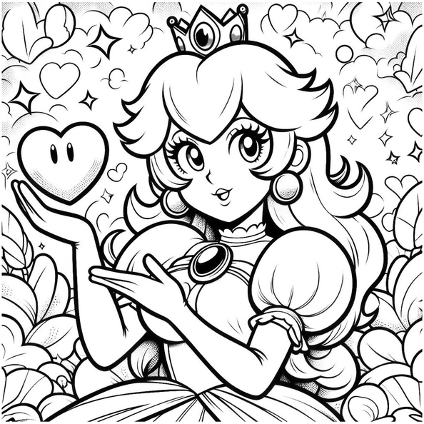princessin-mit-herz-und-sternen