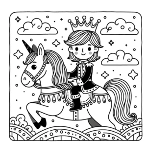 prinzessin-auf-einhorn-mit-wolken-und-sternen