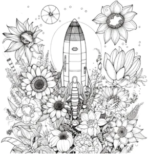 rakete-und-blumen-im-weltall