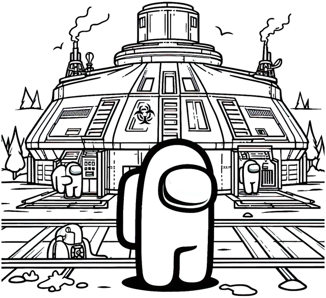 raumschiff-und-astronauten-malvorlage