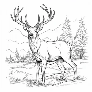 reh-im-wald-ausmalvorlage-fuer-kinder