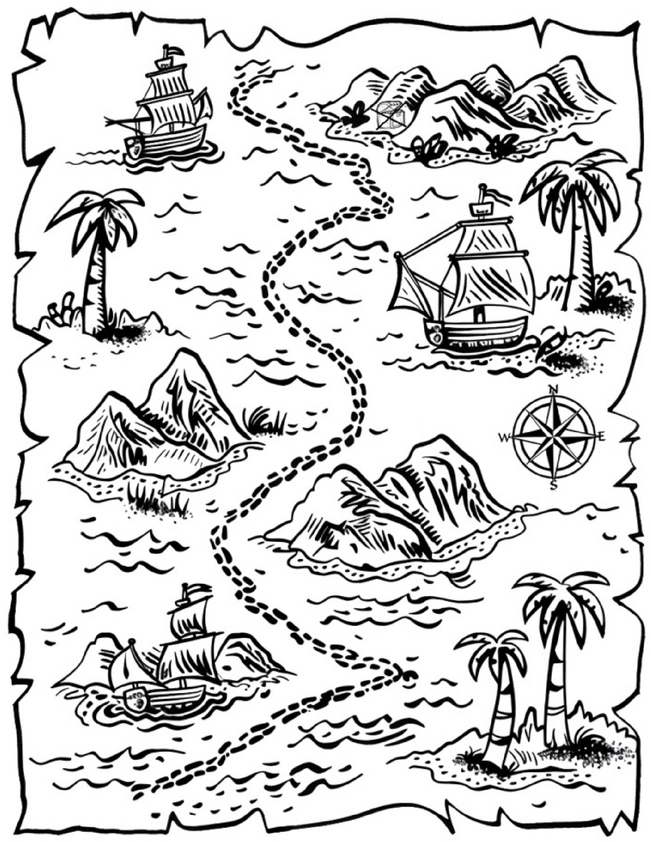 schatzkarte-mit-piratenschiffen-und-inseln