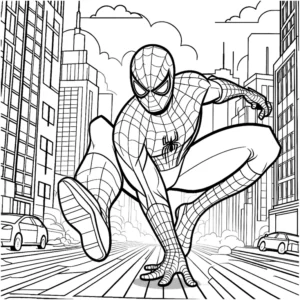 spider-man-in-der-stadt-ausmalbild