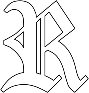 stilisiertes-buchstaben-design-malen