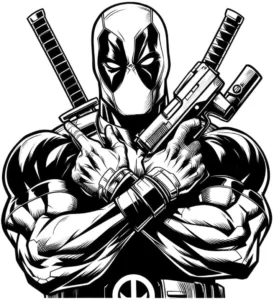 superhelden-mit-katanas-und-pistole