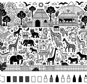 tierwelt-bauernhof-ausmalvorlage