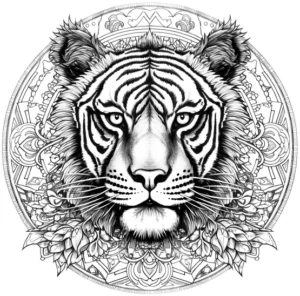 tiger-im-mandala-stil-malvorlage