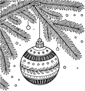 weihnachtskugel-an-tannenzweig-malen