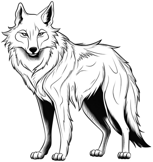 wolf-ausmalbild-majestaetischer-wolf-kreativ-ausmalen